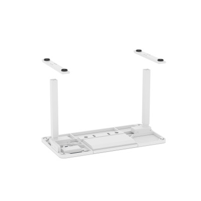 Стол двухмоторный AOKE AK-GT10-YZF2-W со столешницей из закаленного стекла, белый