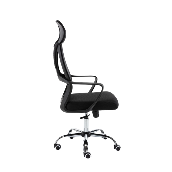 Кресло SitUp ROLF Chrome (сетка Black/Black)