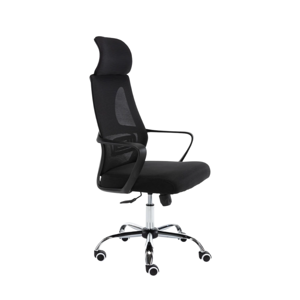 Кресло SitUp ROLF Chrome (сетка Black/Black)