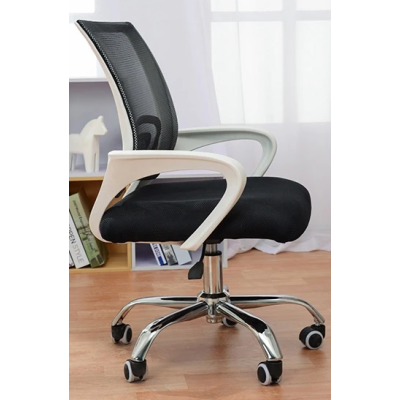 Кресло SitUp MIX 696 White Chrome (сетка Black/Black)