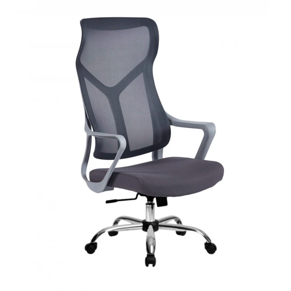 Кресло SitUp WORK Grey Chrome (сетка Grey/Grey)