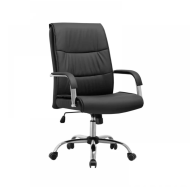 Кресло SitUp BRYAN Chrome (экокожа Black)