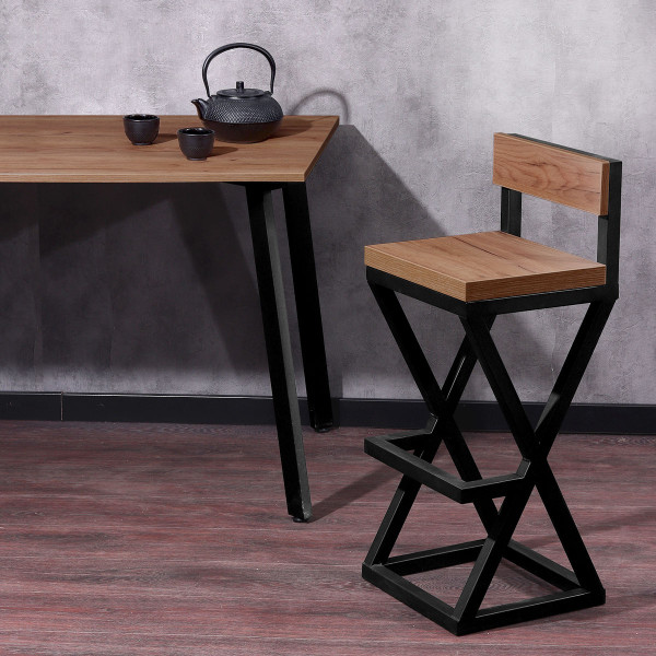 Стул ВЕНА со спинкой полубарный