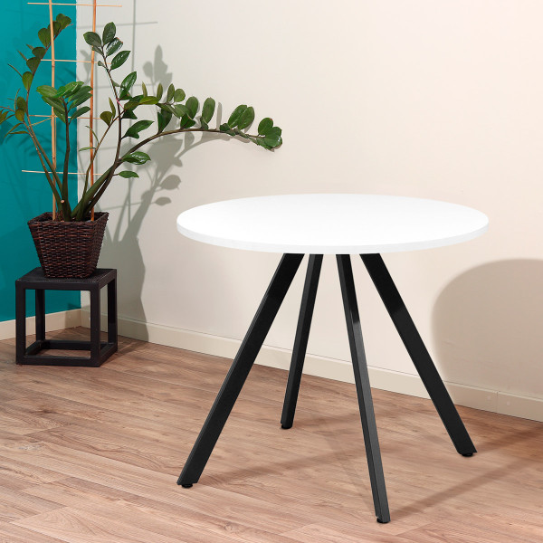 Стол обеденный ОЛЕСУНН круглый с толщиной столешницы 36 мм