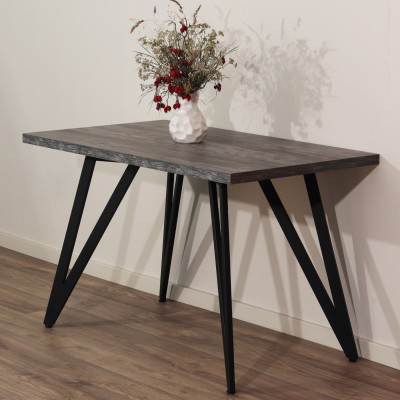 Стол обеденный ЖЕНЕВА 2 прямоугольный с толщиной столешницы 36 мм сосна пасадена