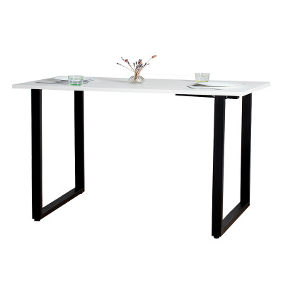 Стол НИЦЦА с толщиной столешницы 36 мм белый шагрень