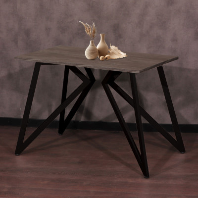 Стол обеденный ЖЕНЕВА прямоугольный с толщиной столешницы 36 мм белый шагрень