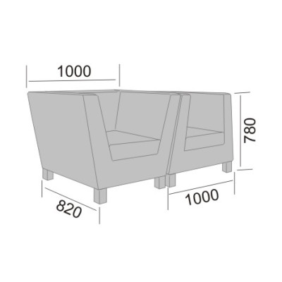 Кресло Дабл