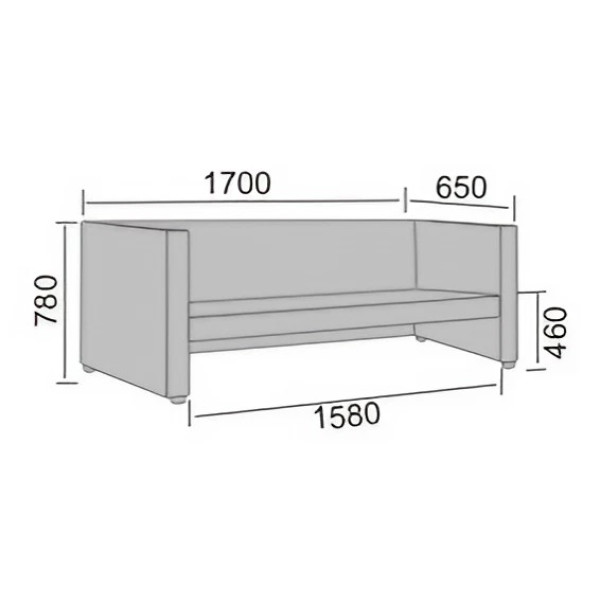 Диван трехместный Лацио