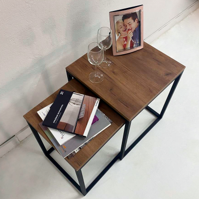 Стол журнальный СТ-7 ЛЭННИС 450х450х550 мм с толщиной столешницы 18 мм