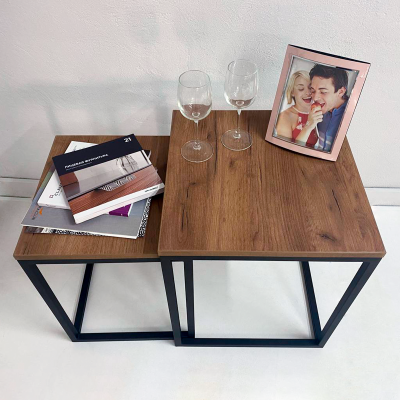 Стол журнальный СТ-7 ЛЭННИС 450х450х550 мм с толщиной столешницы 18 мм