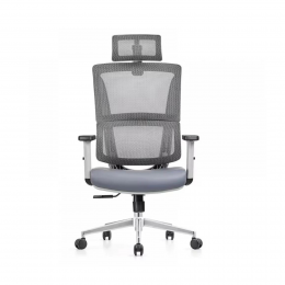 Кресло SitUp APHRODITE Chrome (сетка Gray/экокожа Gray)