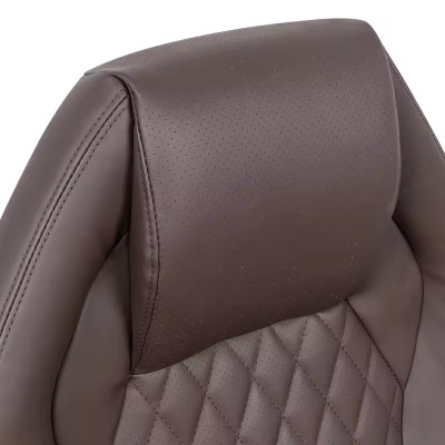 Кресло SitUp APOLLO Chrome (экокожа Dark Brown/Dark Brown)