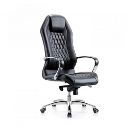Кресло SitUp APOLLO chrome (экокожа Black/Black)