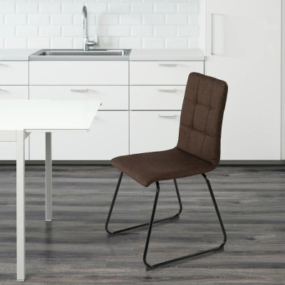 Стул SOFI CFS BLACK SORO‐34, ткань бирюзовая