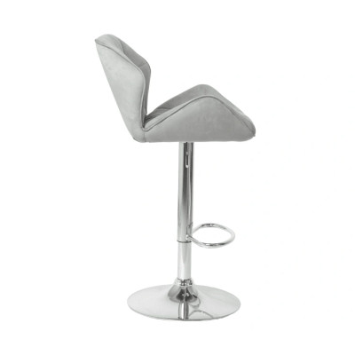 Стул барный Berlin GB Seven 323 велюр/хром