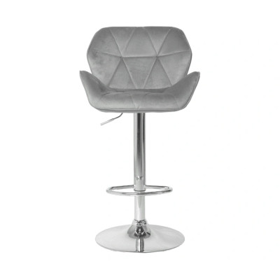 Стул барный Berlin GB Seven 323 велюр/хром