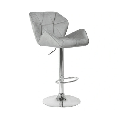 Стул барный Berlin GB Seven 323 велюр/хром