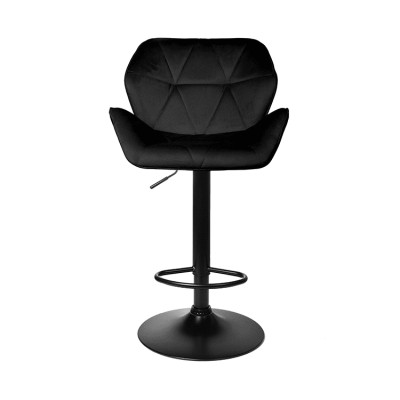 Стул барный Berlin GB Black (велюр) черный