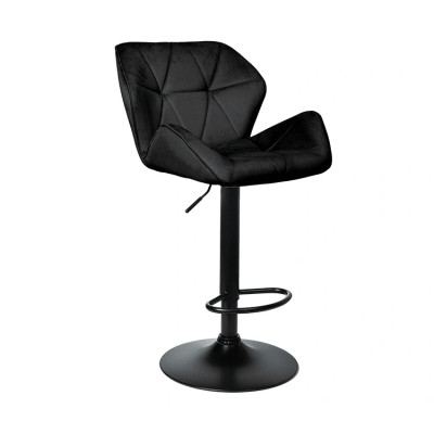 Стул барный Berlin GB Black (велюр) черный