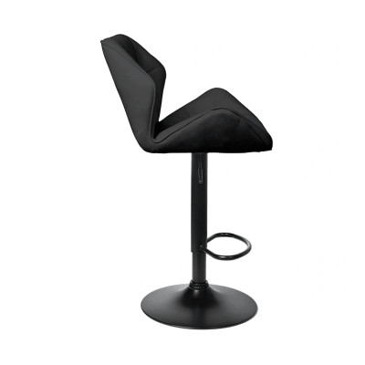 Стул барный Berlin GB Black (велюр) черный