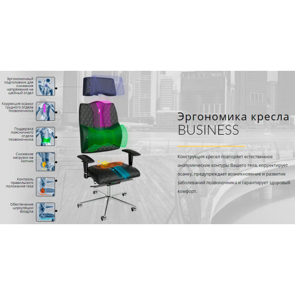 Эргономичное кресло Kulik System BUSINESS