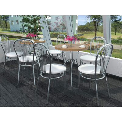 Стул SitUp VENUS Chrome bordo