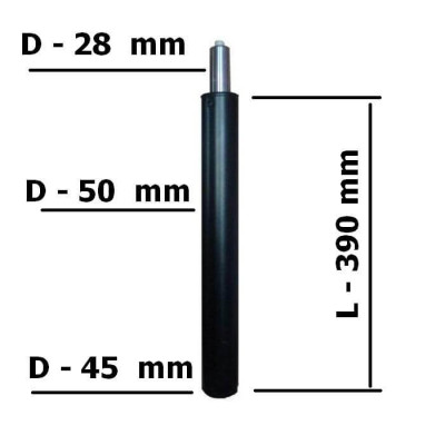 Газлифт 270 мм chrome супердлинный класс 2