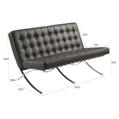 Диван офисный Everprof Barcelona 3