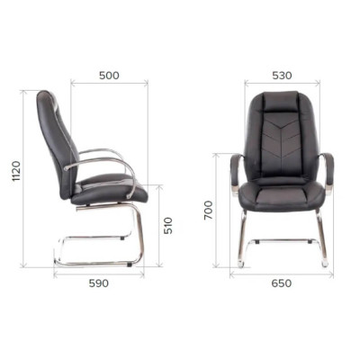 Стул Everprof Drift Lux CF черный