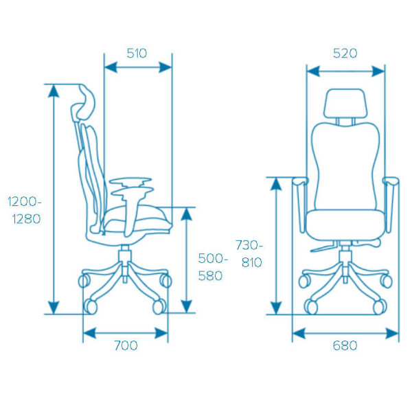 Кресло Everprof Oxford PU серый