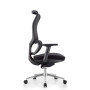 Кресло SitUp SAKURA Black Chrome (сетка Black/ Black)