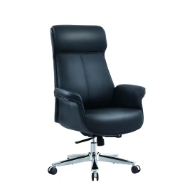 Кресло SitUp ADEN black Chrome (экокожа)