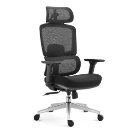 Кресло SitUp GARFILD Chrome (сетка Black/ткань Black)