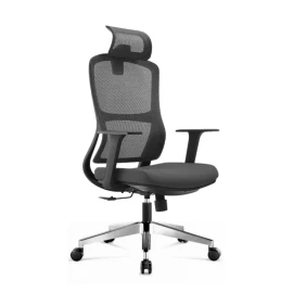 Кресло SitUp POINT LUX Black Chrome (сетка Black/ Black)