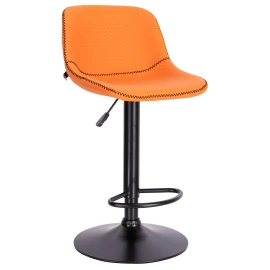 Стул барный Everprof SMILE Black PU orange
